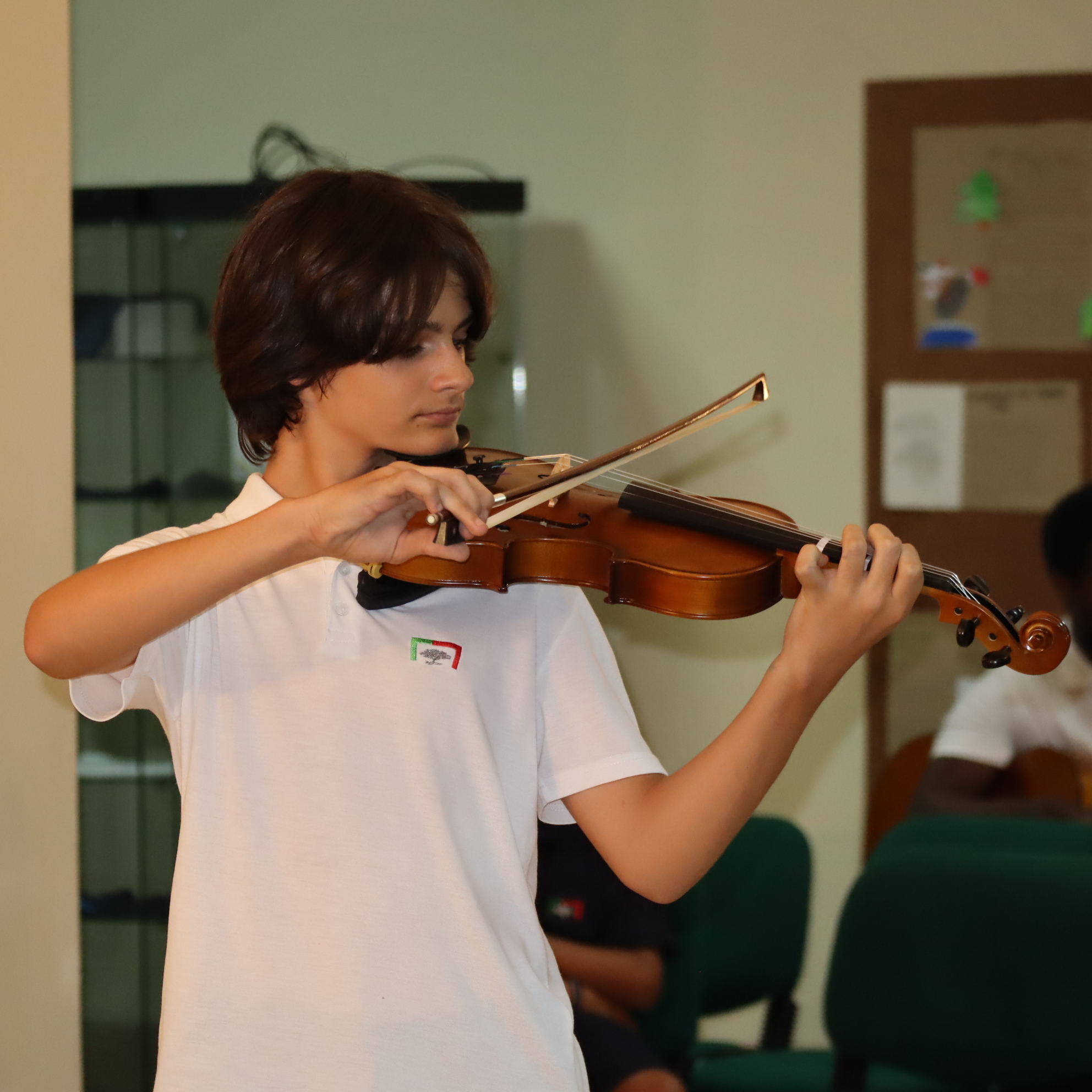 Alunos de violino e viola d´arco tocaram em audição memorável